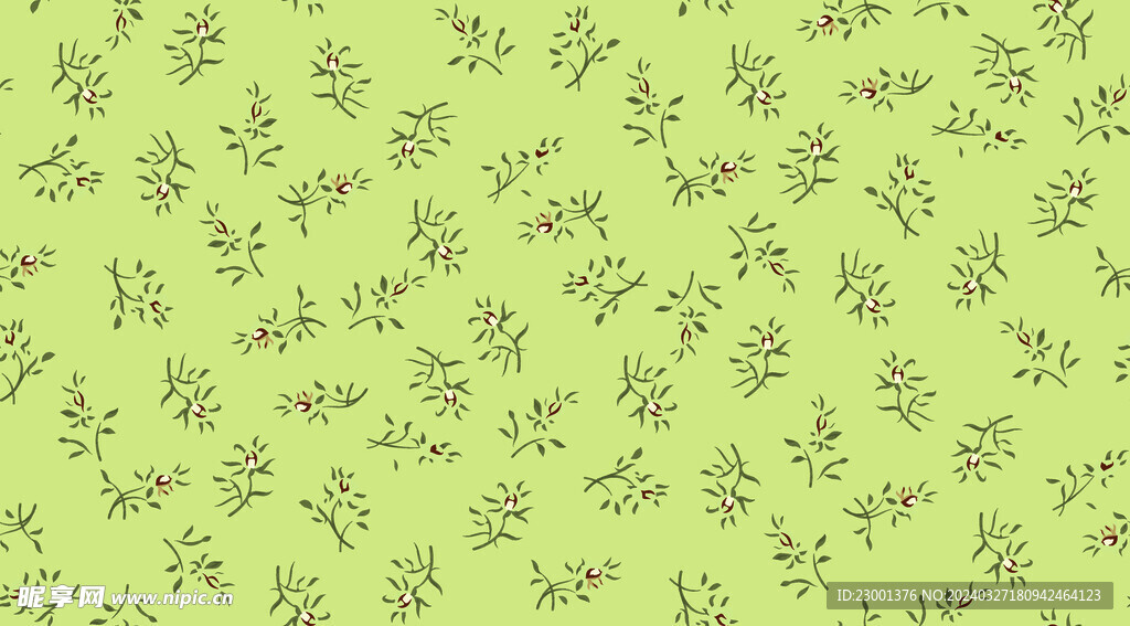 无缝   乱花 手绘花    