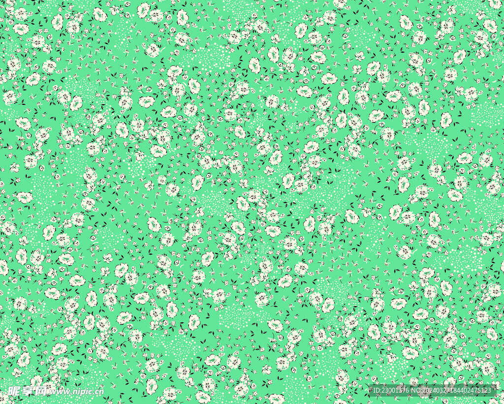 无缝   乱花 手绘花    