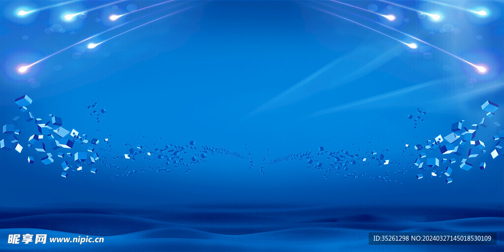 蓝色科技感背景