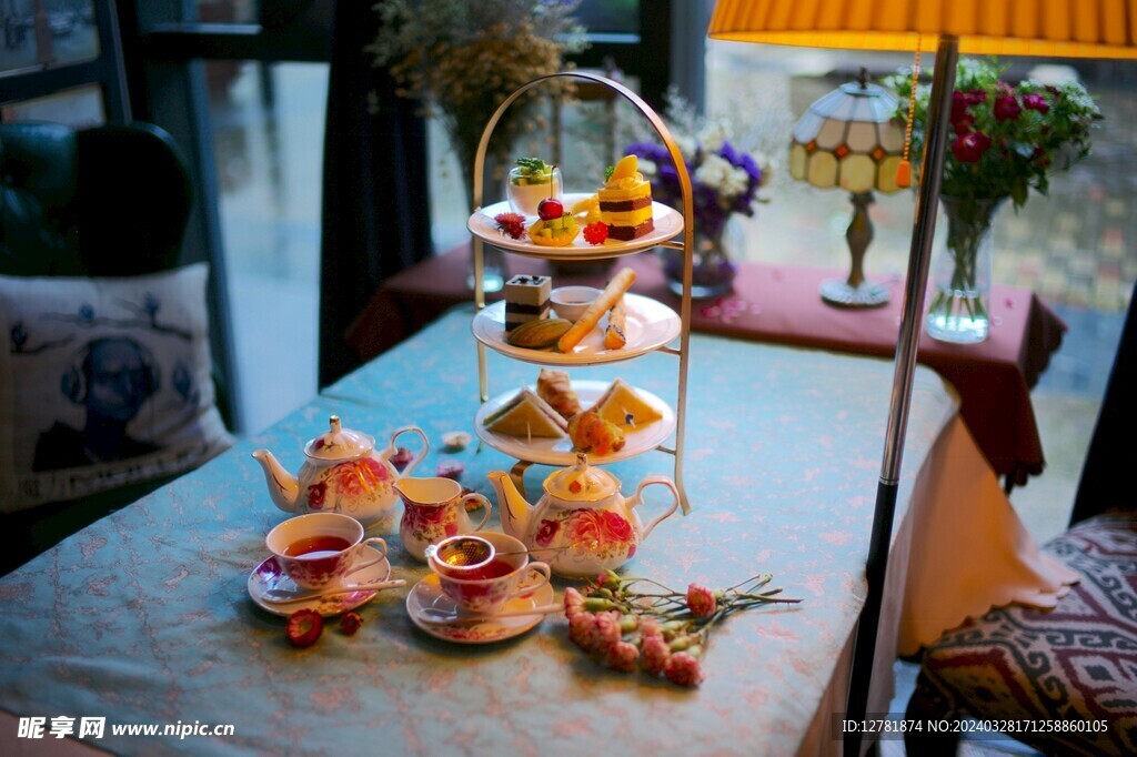 英式下午茶三层塔