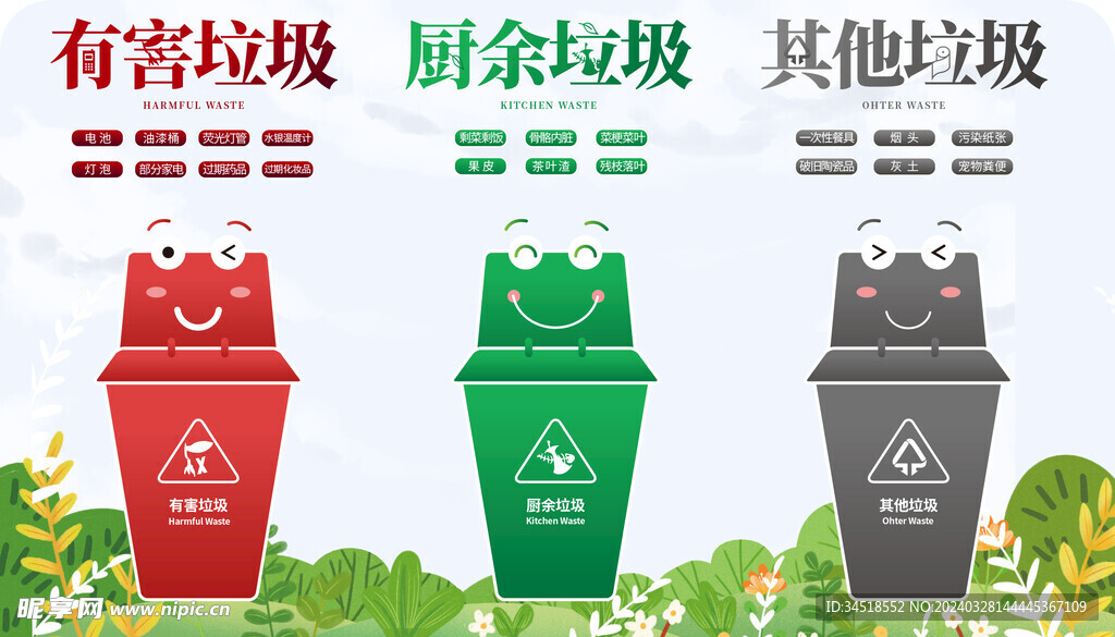  垃圾分类三分类