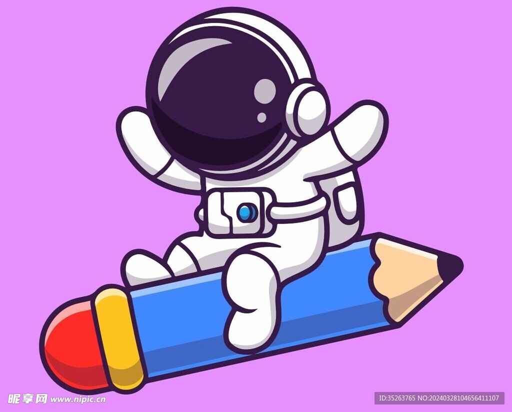 卡通宇航员