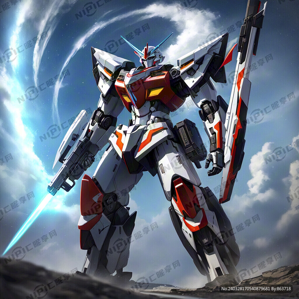 二次元机甲要有绚丽渲染 立体感