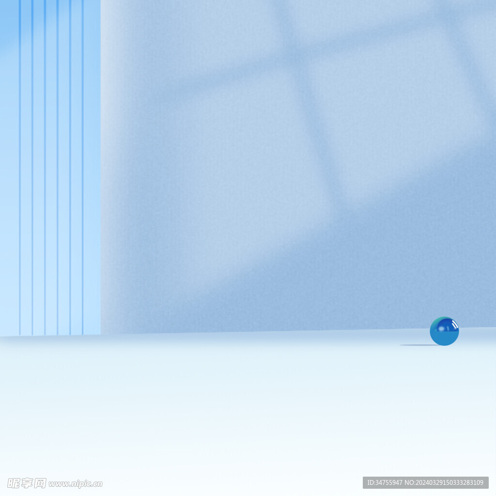 淘宝电商蓝色展示产品主图背景直