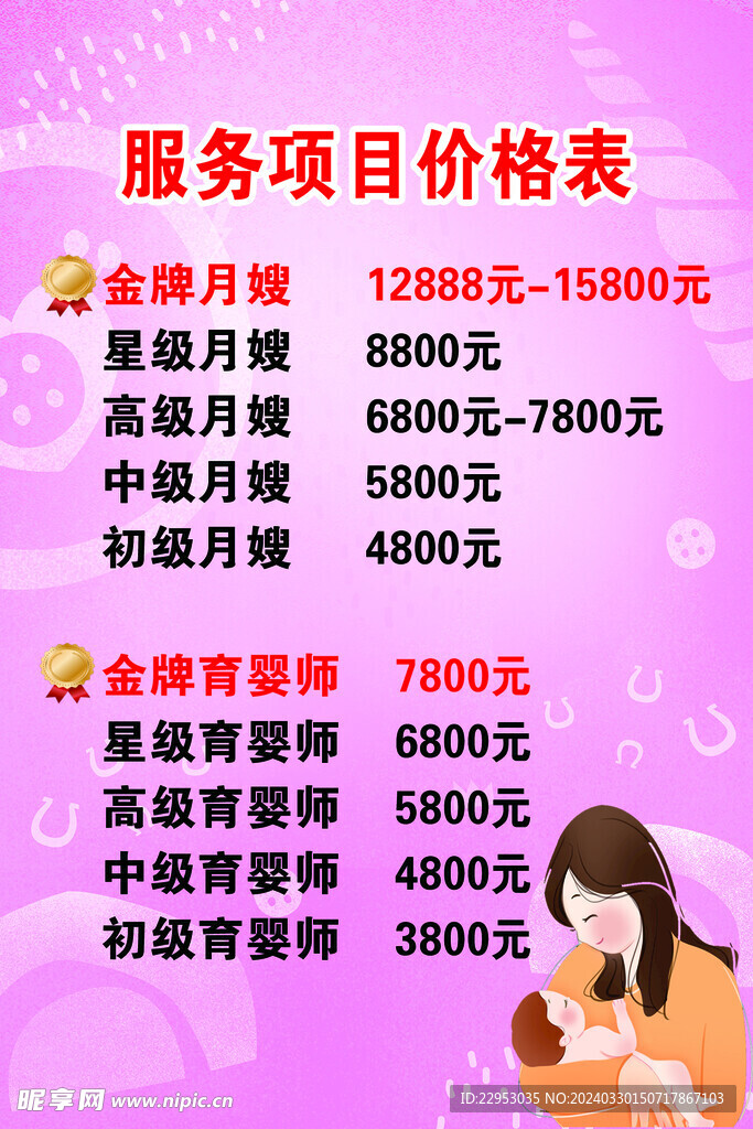 月嫂海报