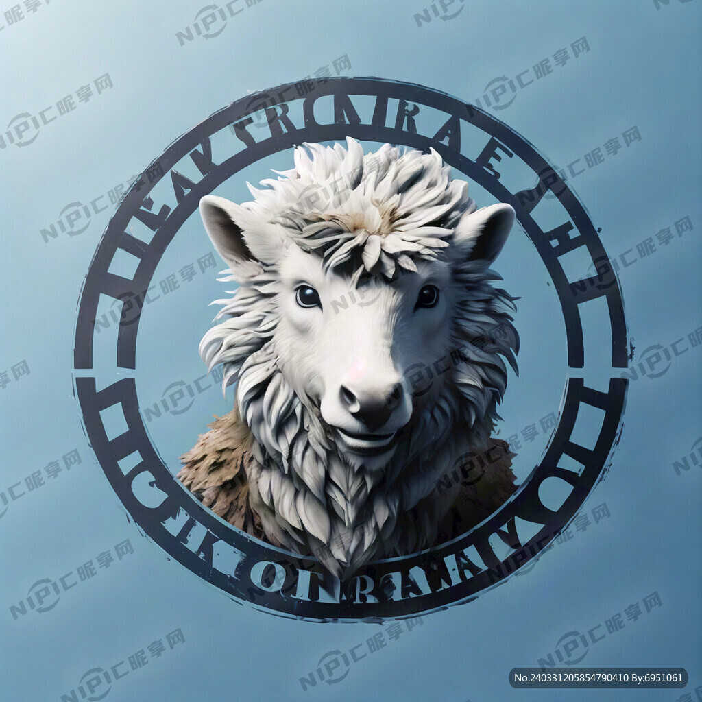 蓝天素材网标志