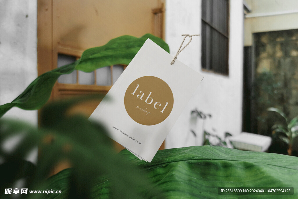 卡片名片海报纸袋文创贴图样机