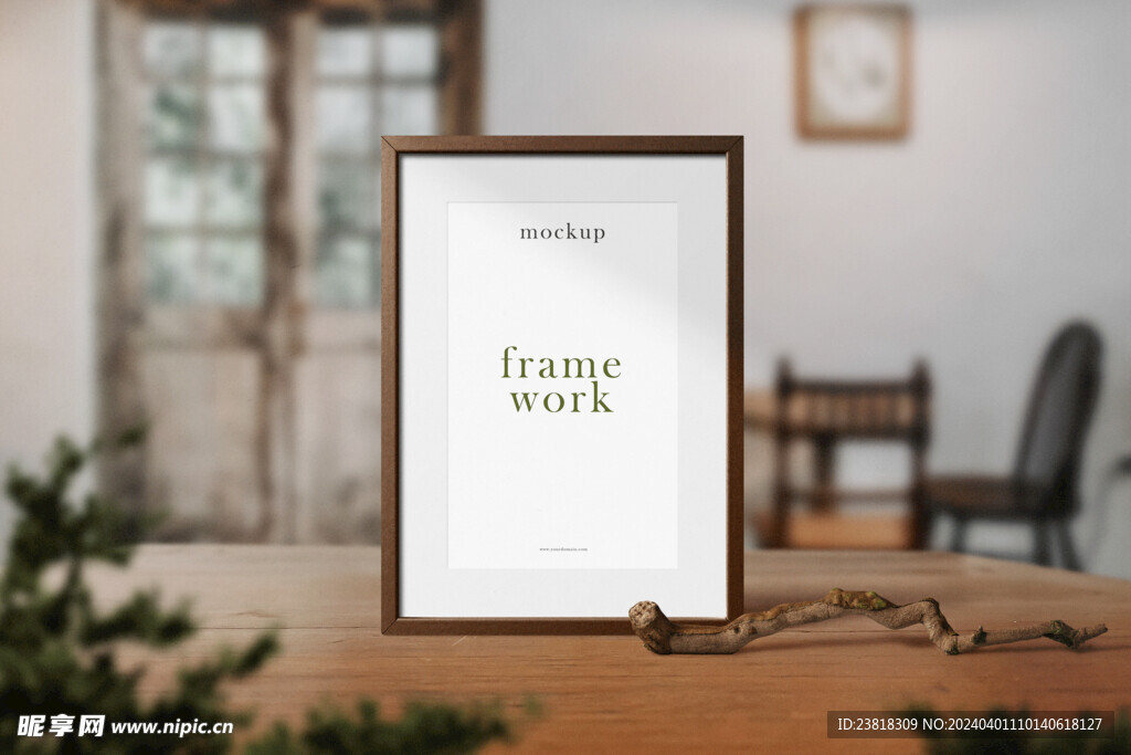 卡片名片海报纸袋文创贴图样机