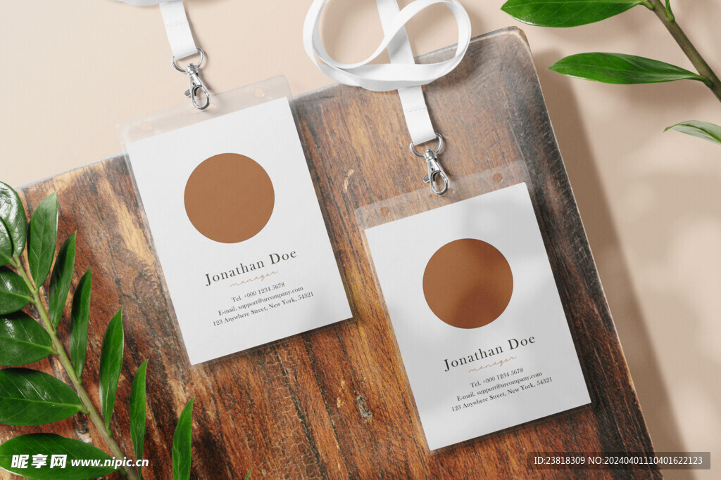 卡片名片海报纸袋文创贴图样机