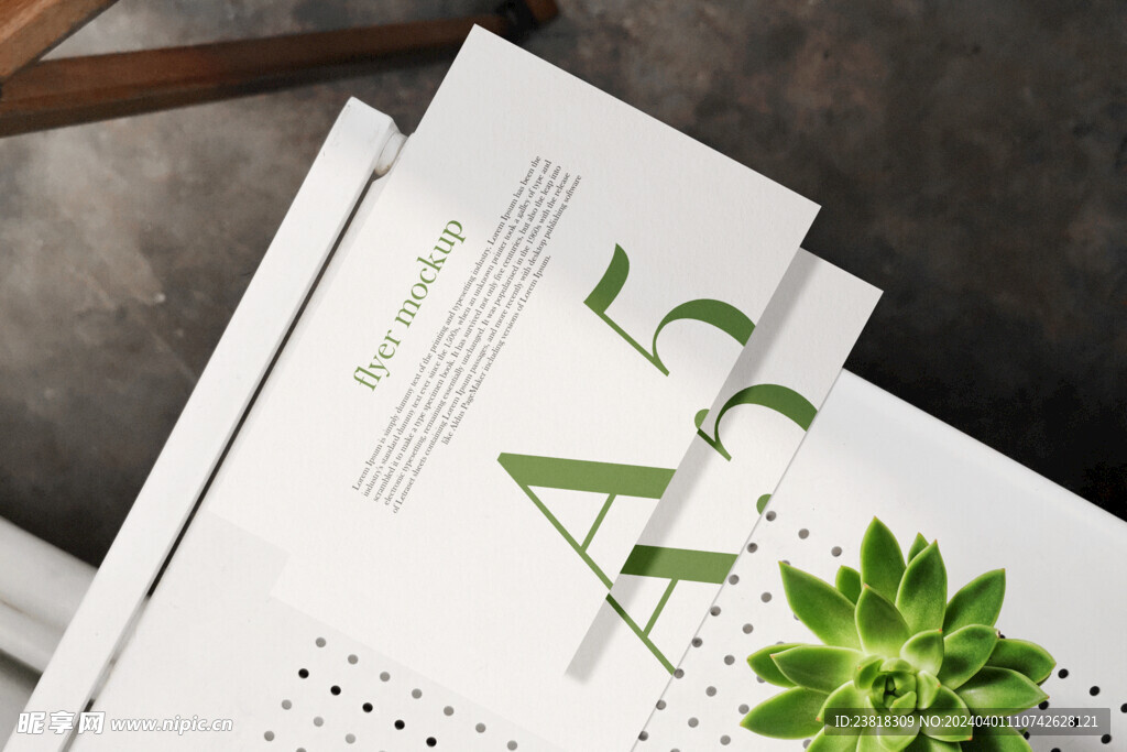 卡片名片海报纸袋文创贴图样机