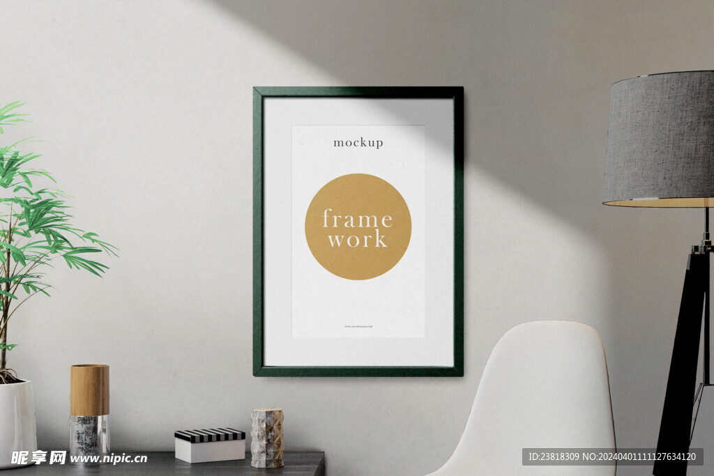 卡片名片海报纸袋文创贴图样机