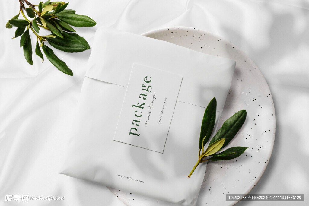 卡片名片海报纸袋文创贴图样机