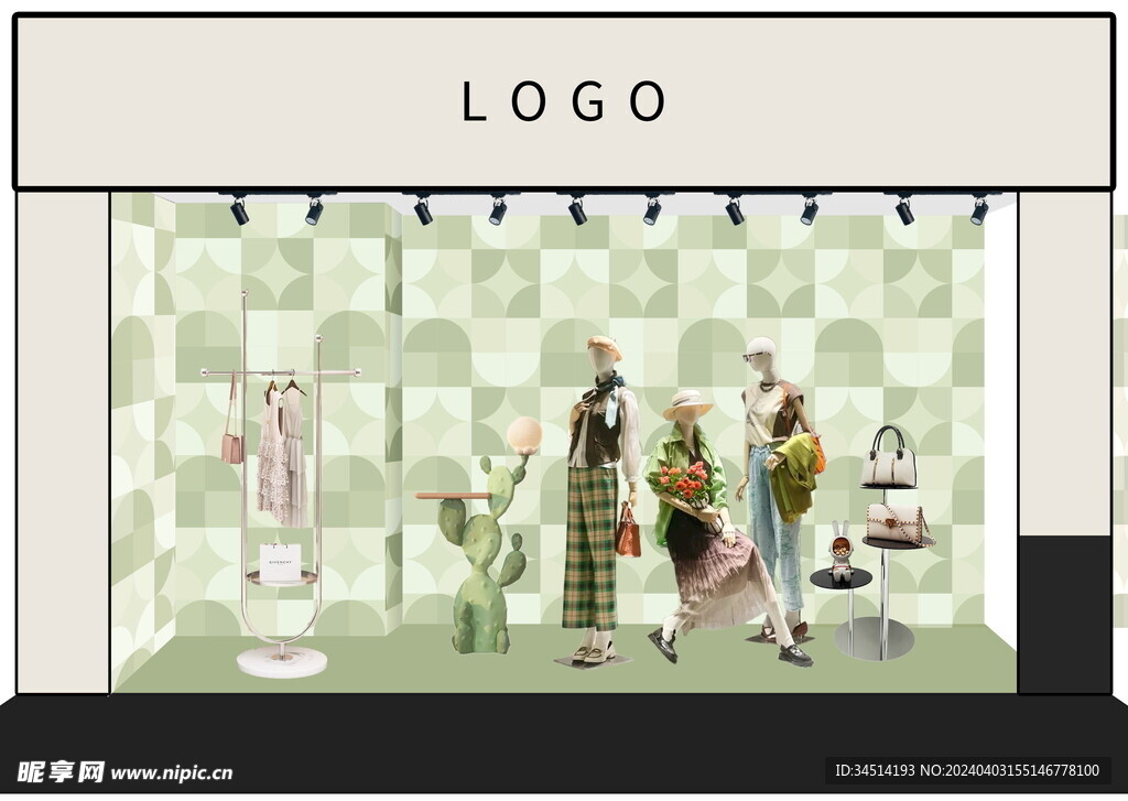 2024女装春夏橱窗