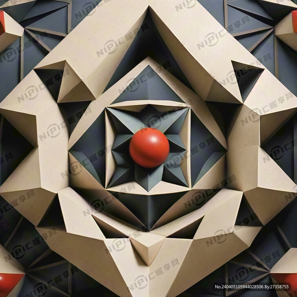 几何图立体背景