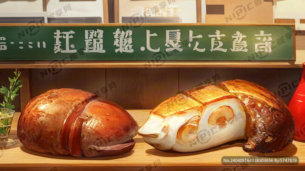 烤串 烤羊腿 卡通动漫 招牌