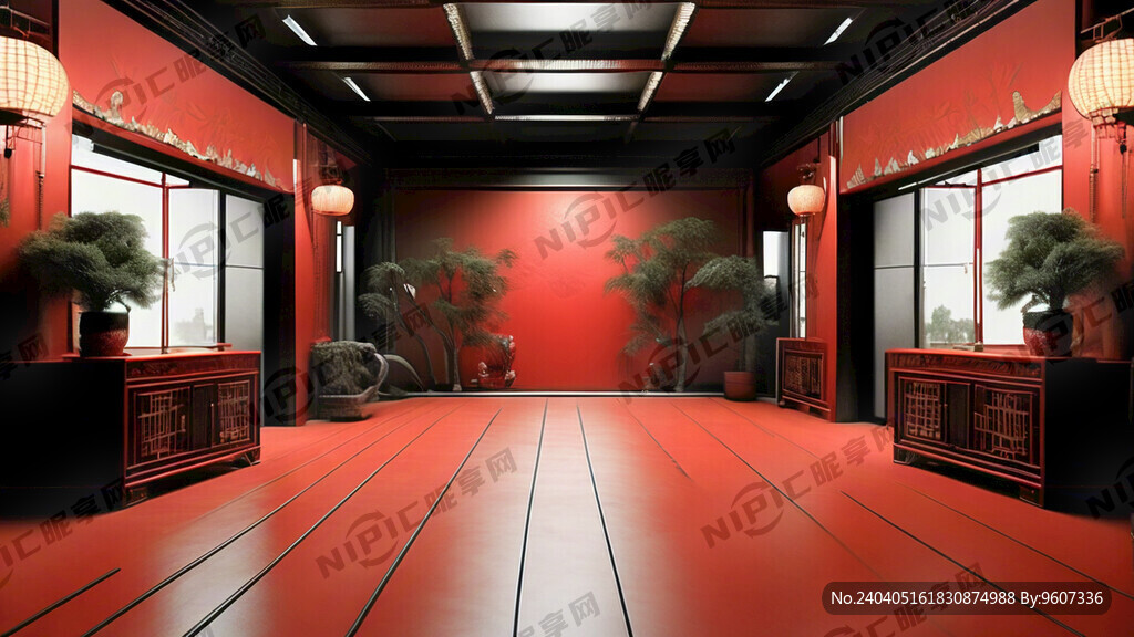 简洁大方的红色背景