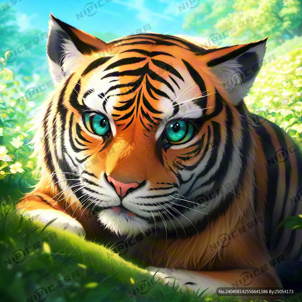 小老虎 皮克斯动画风格 高清