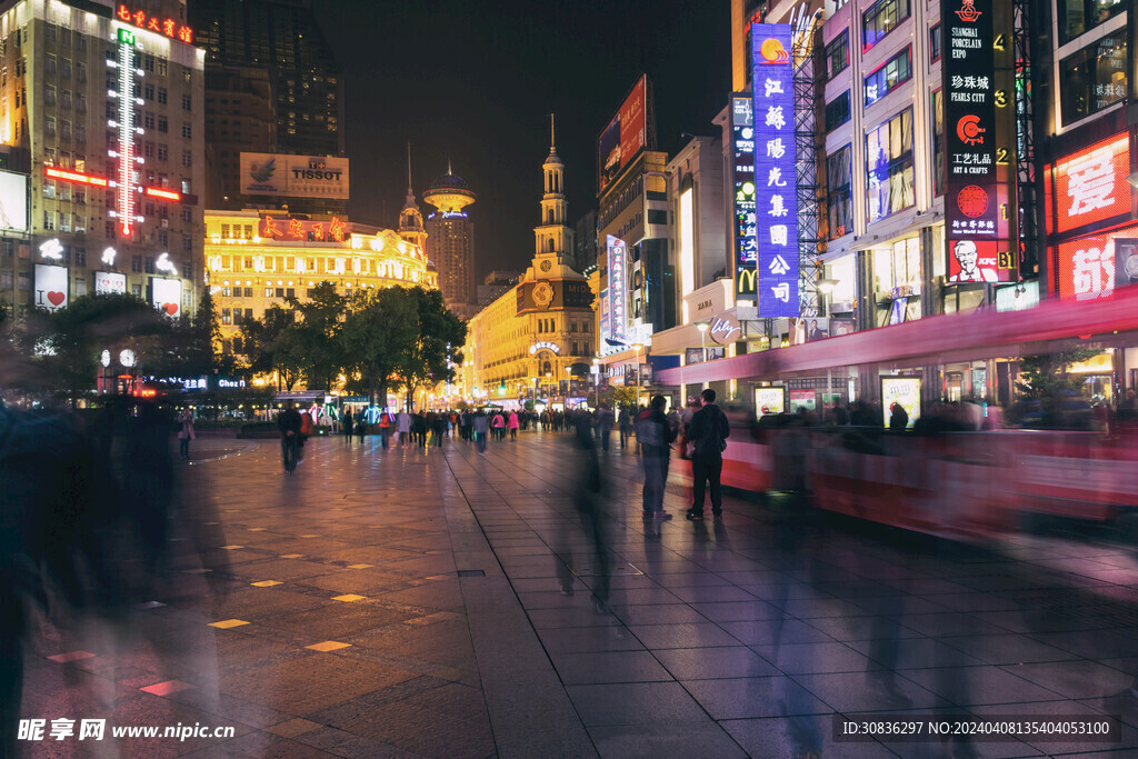 城市繁华夜景