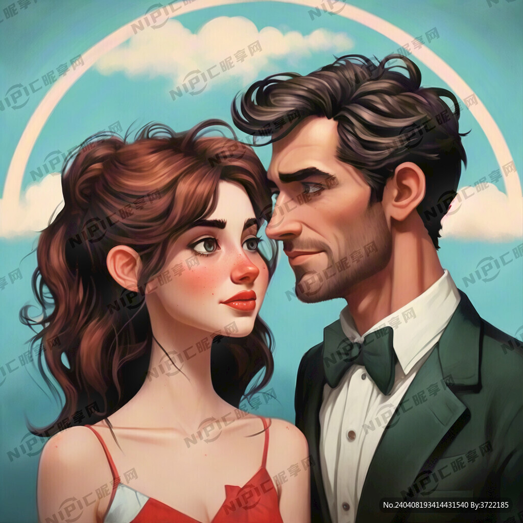 男女形象 卡通画