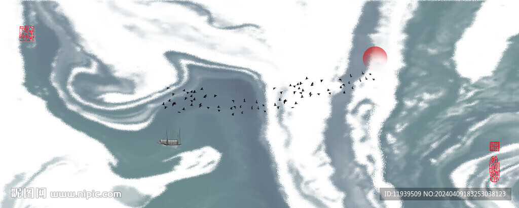 酒店大堂装饰画图片