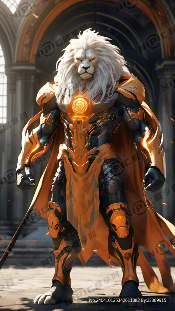狮头人身 科技 铠甲 橙光