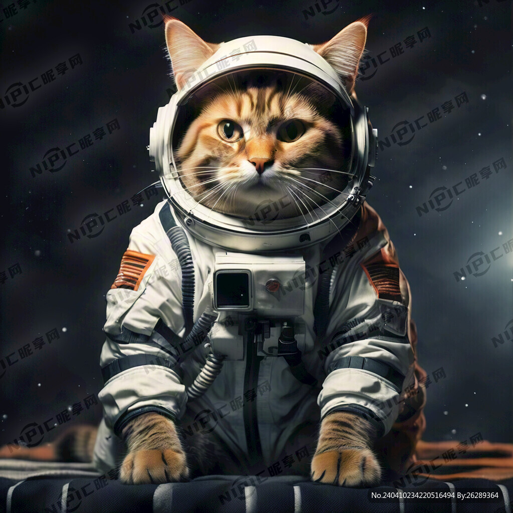 穿宇航服的猫