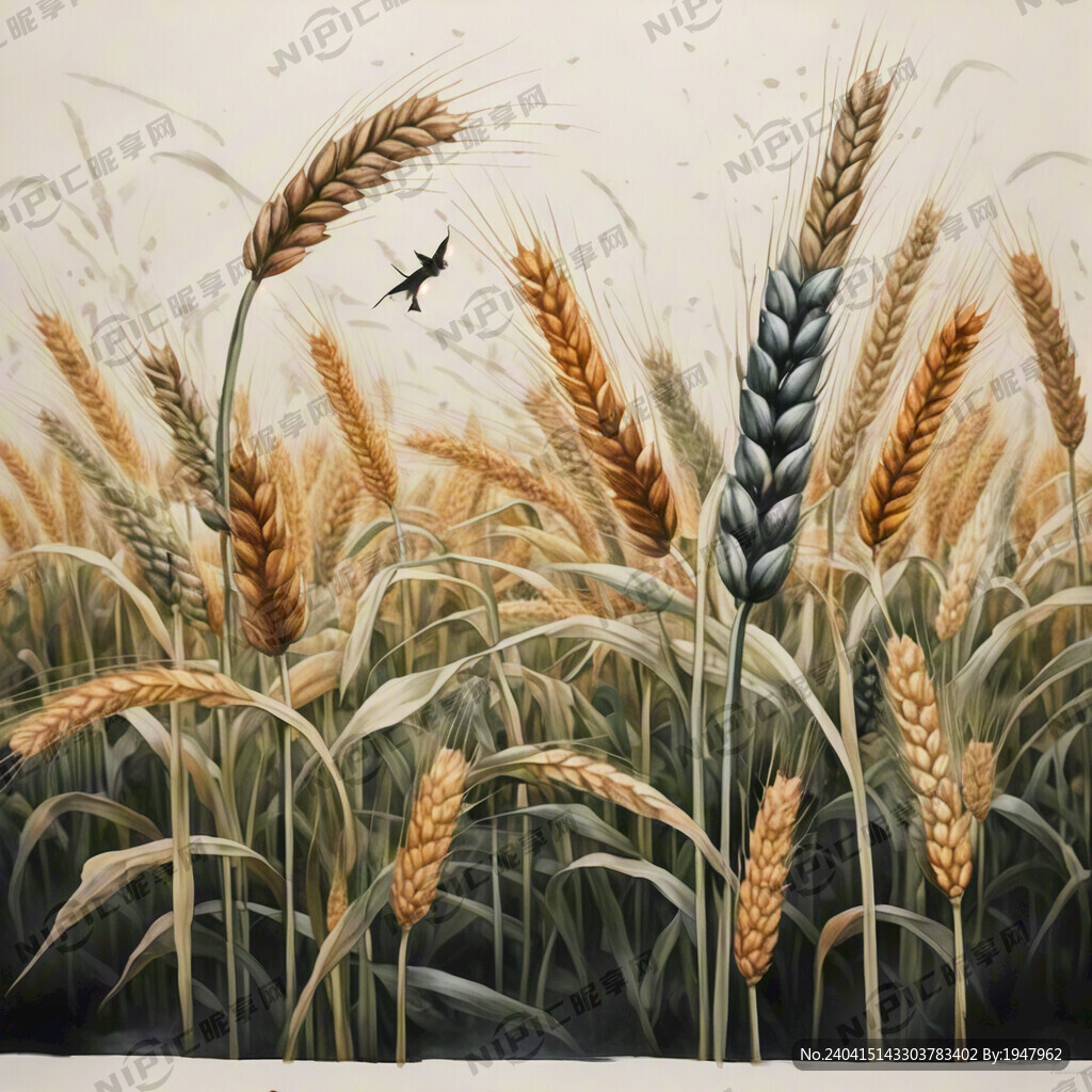 麦田 麦浪 麦穗