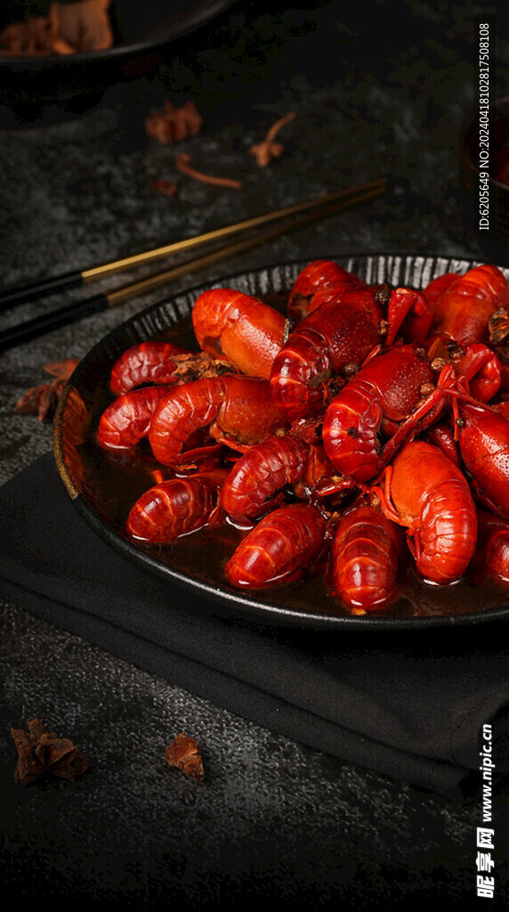 小龙虾龙虾烧烤夜市