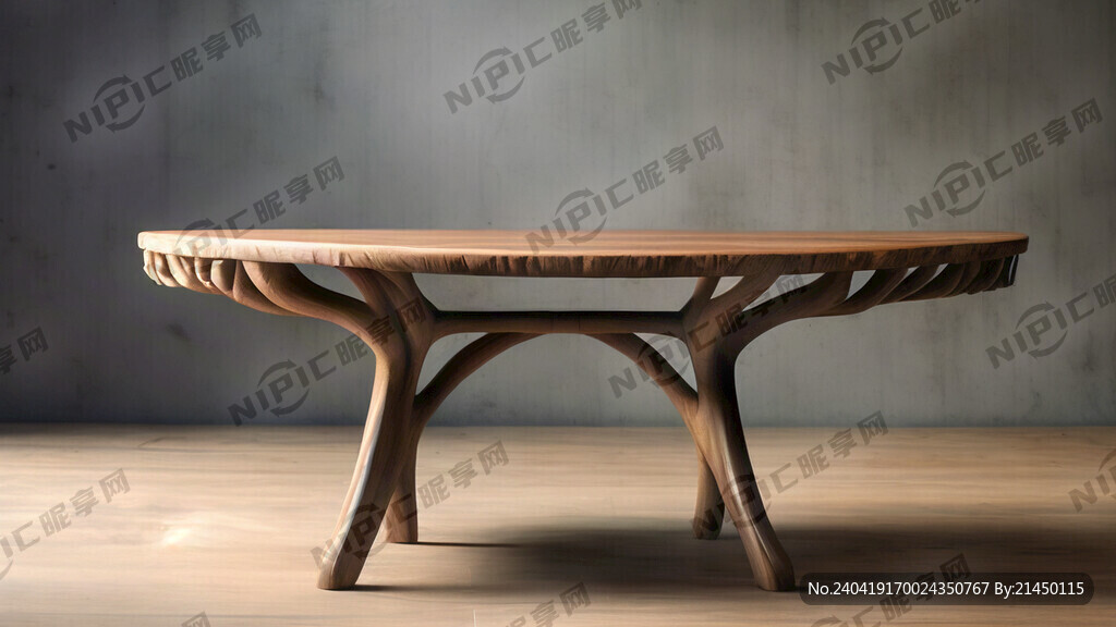 榆木桌 简洁 45角度