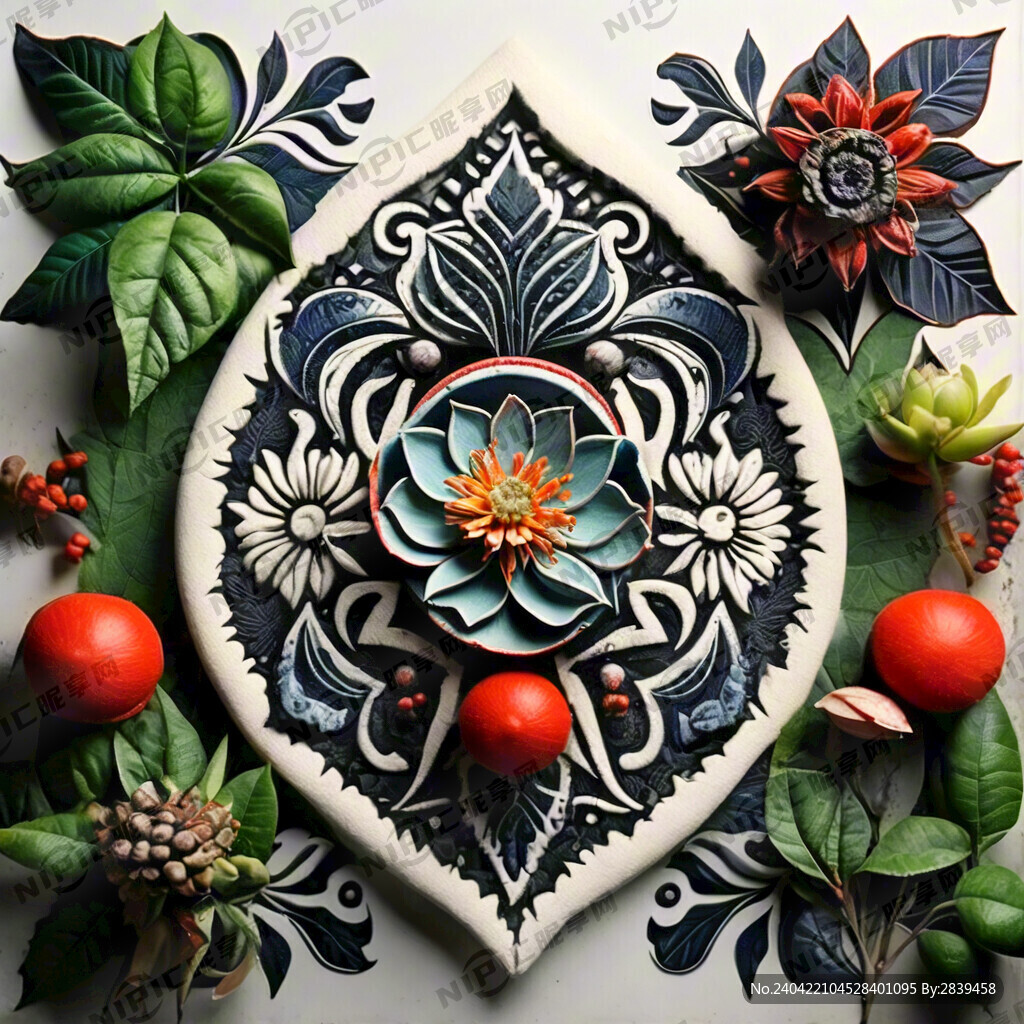 用滇精的植物元素生成云南特色的