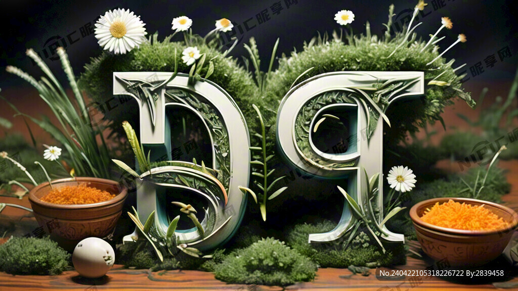 佰 草 箐 美术字设计