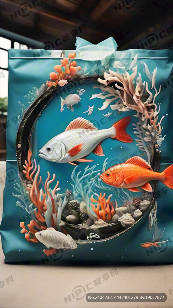 包装袋标题鱼悦计划大字形式可以