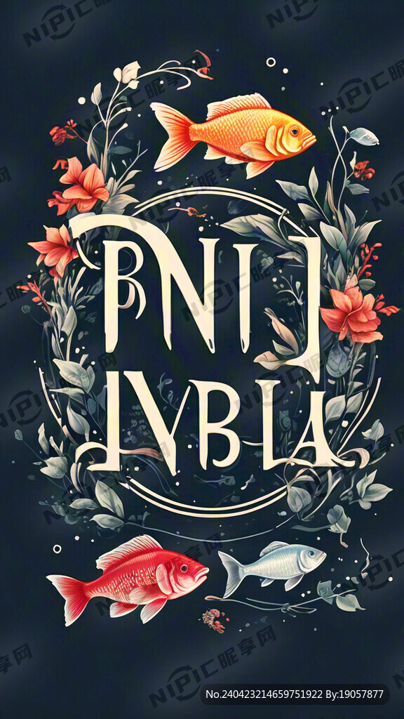 标题鱼悦计划大字形式可以做创意