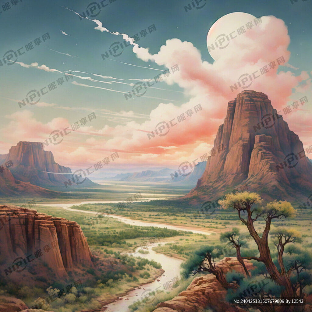 超大广角 俯视视角 大漠孤烟直