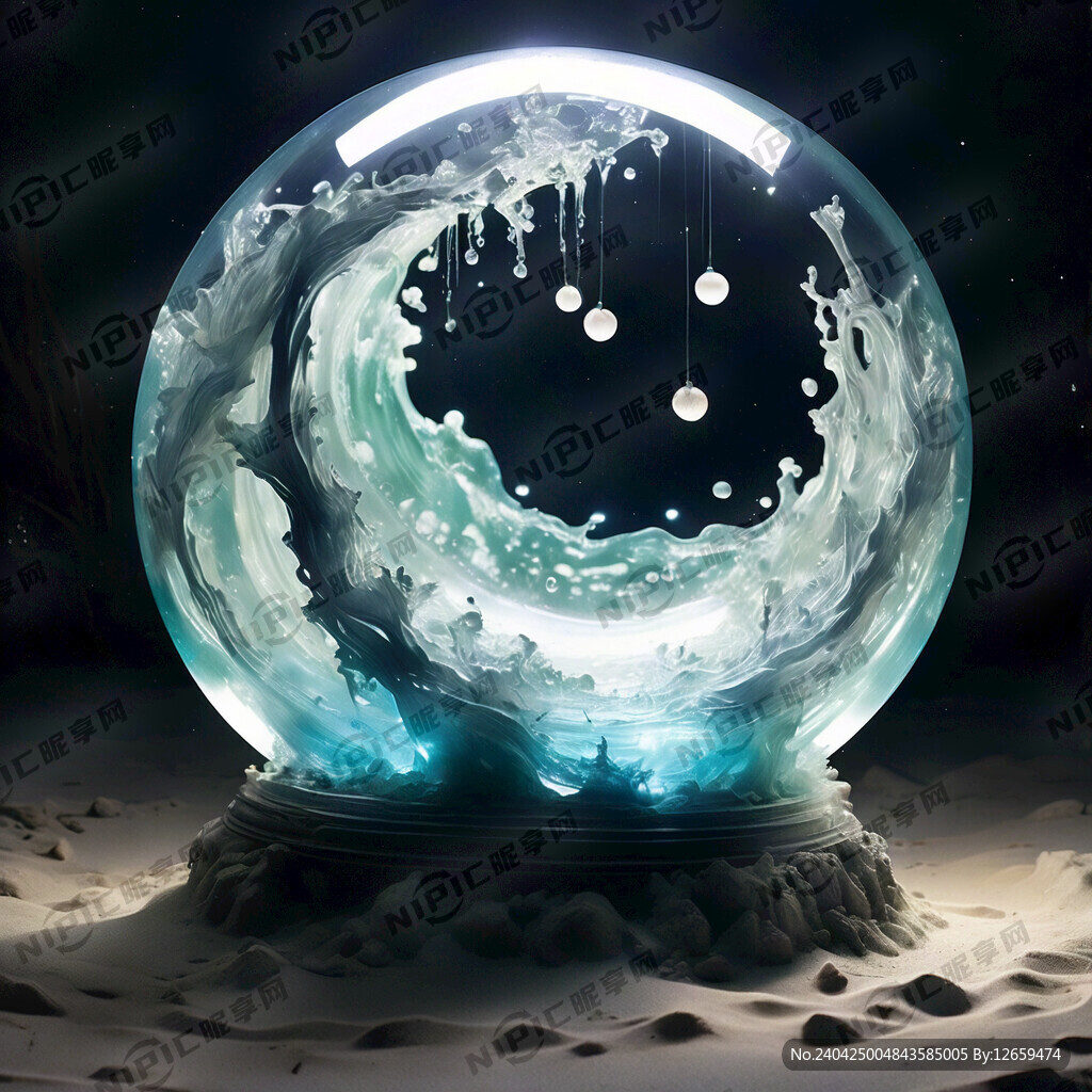 景观灯光雕塑 海洋元素