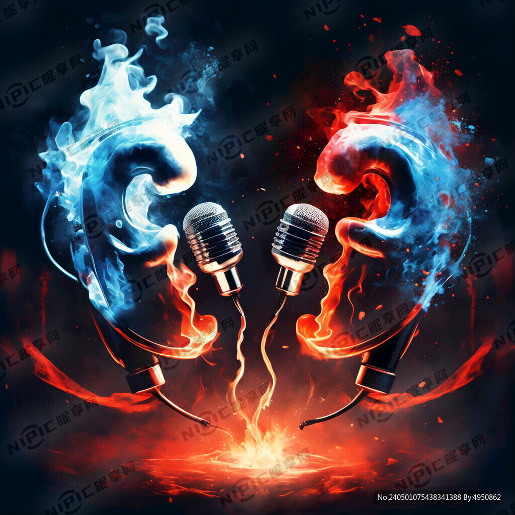 红蓝色火焰上下对决