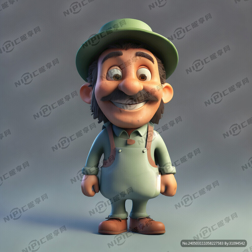 对称美学  带着帽  面带笑容