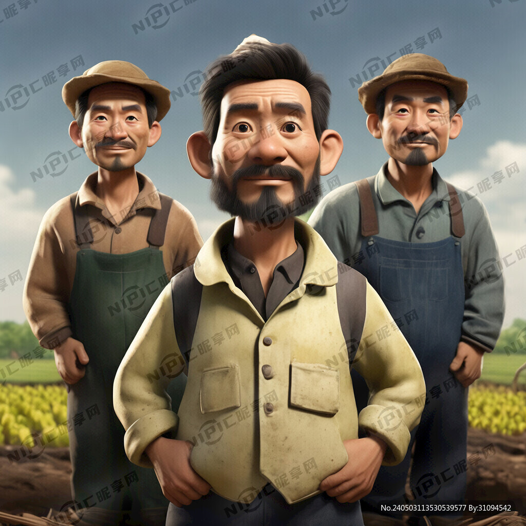 农民卡通形象