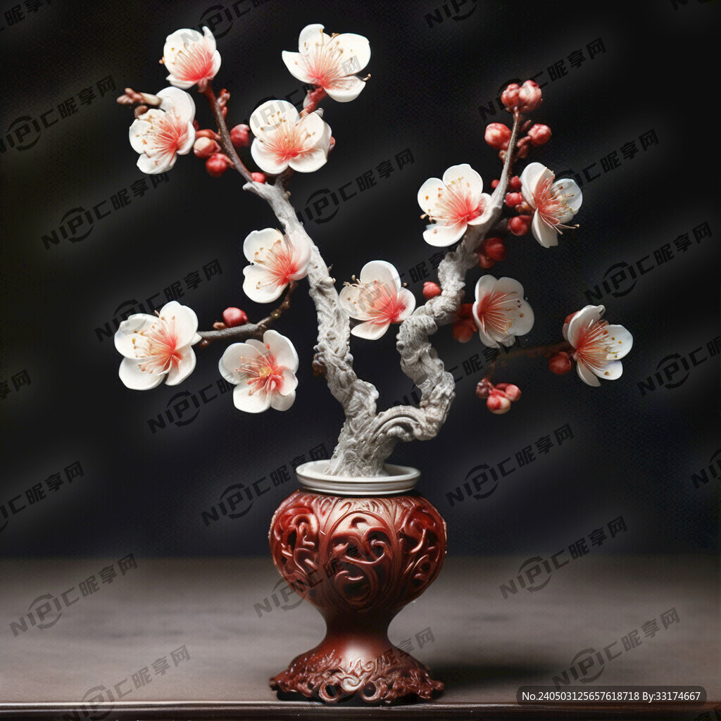 适合10厘米掐丝的梅