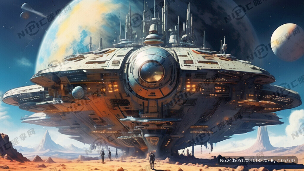 具有未来科幻感的画面