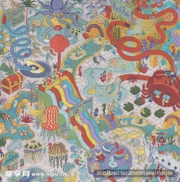 欢乐世界快乐园抽象