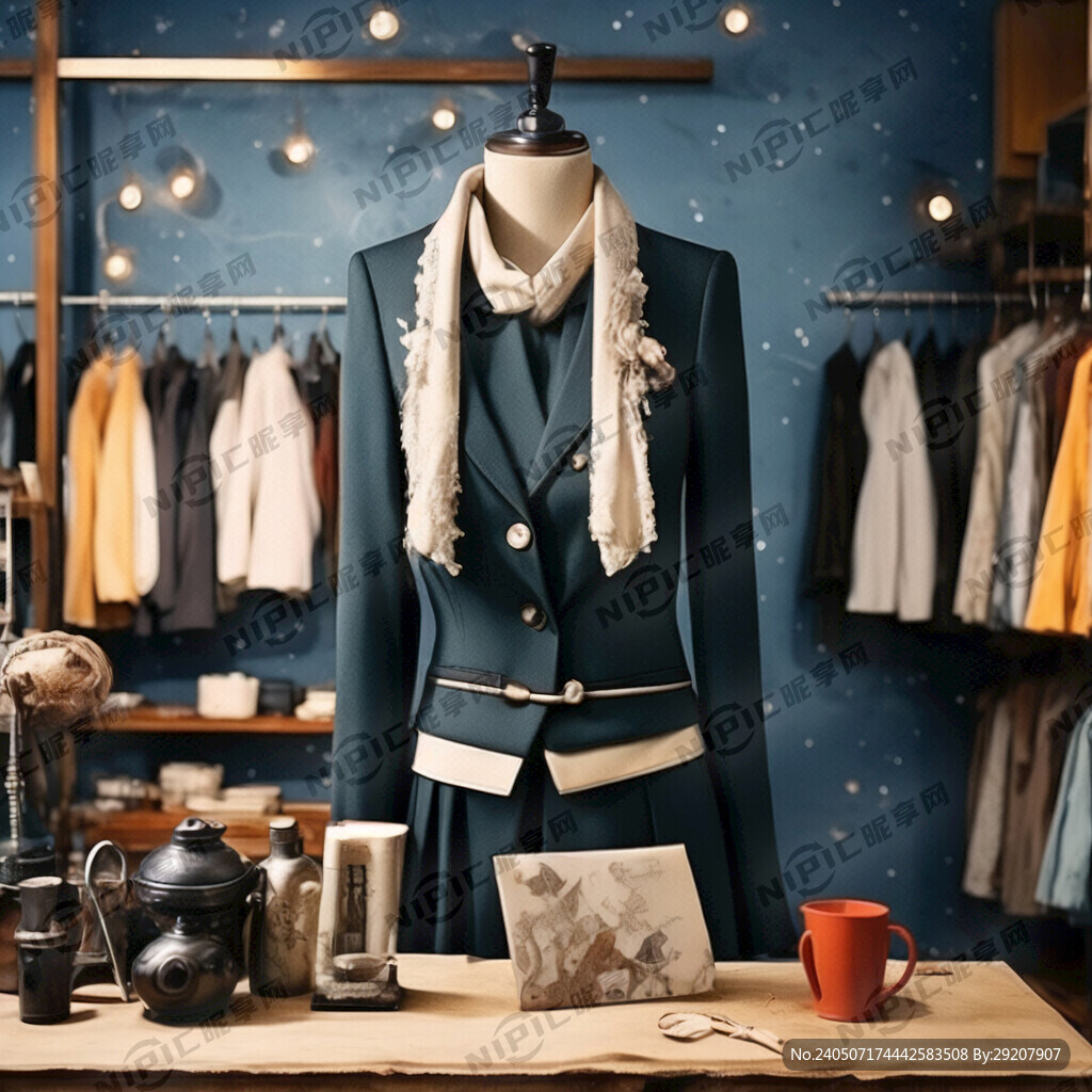 服饰店主图名字叫与愿女装