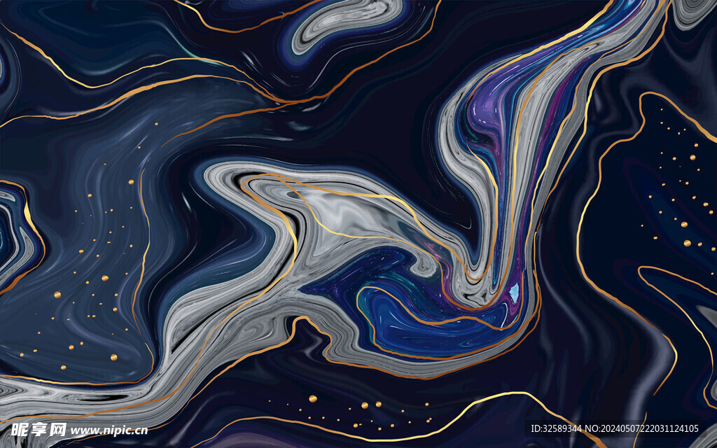 流体大理石背景墙 