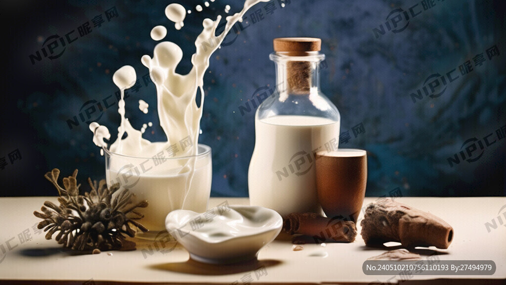 牛奶和鱼油的创意结合