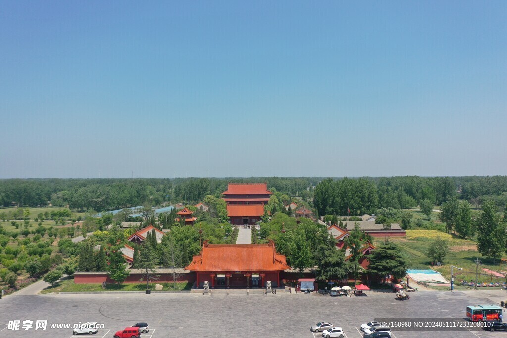 涡阳天静宫老子庙航拍