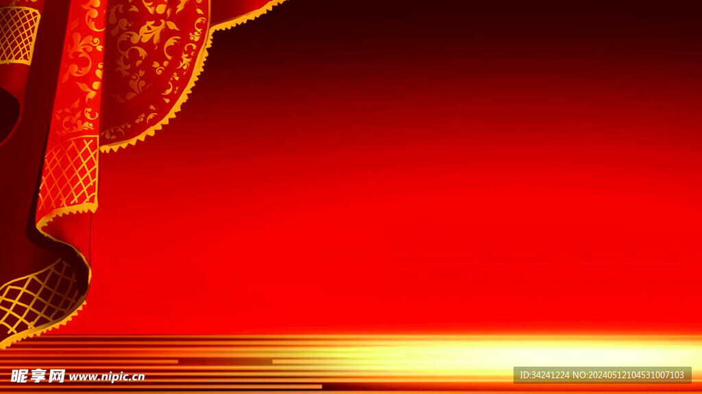 红色背景