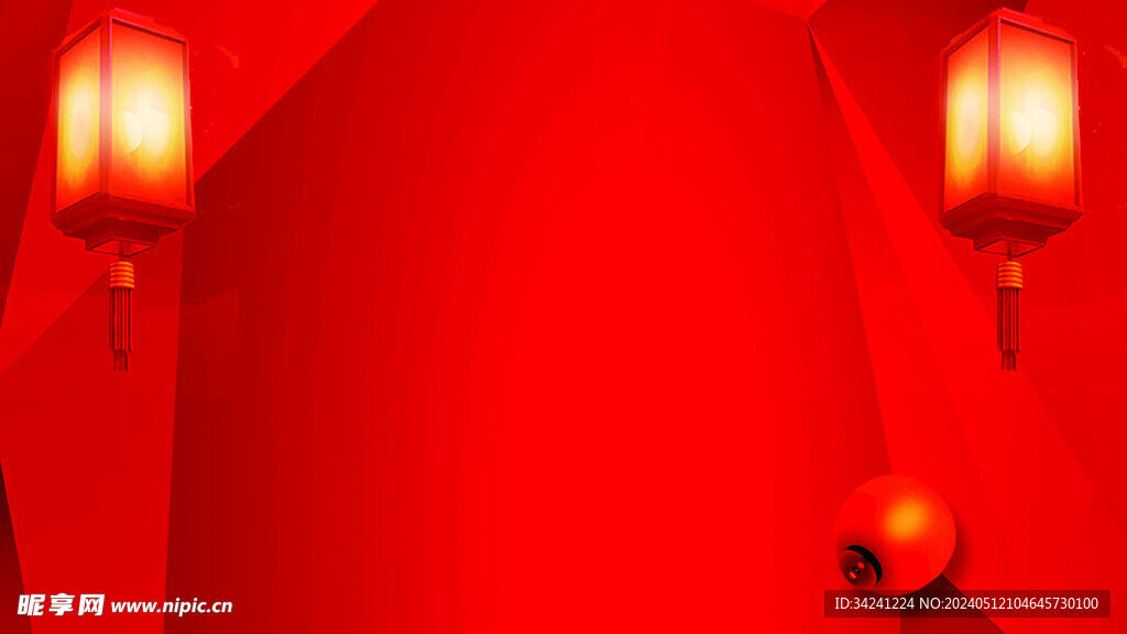 红色背景
