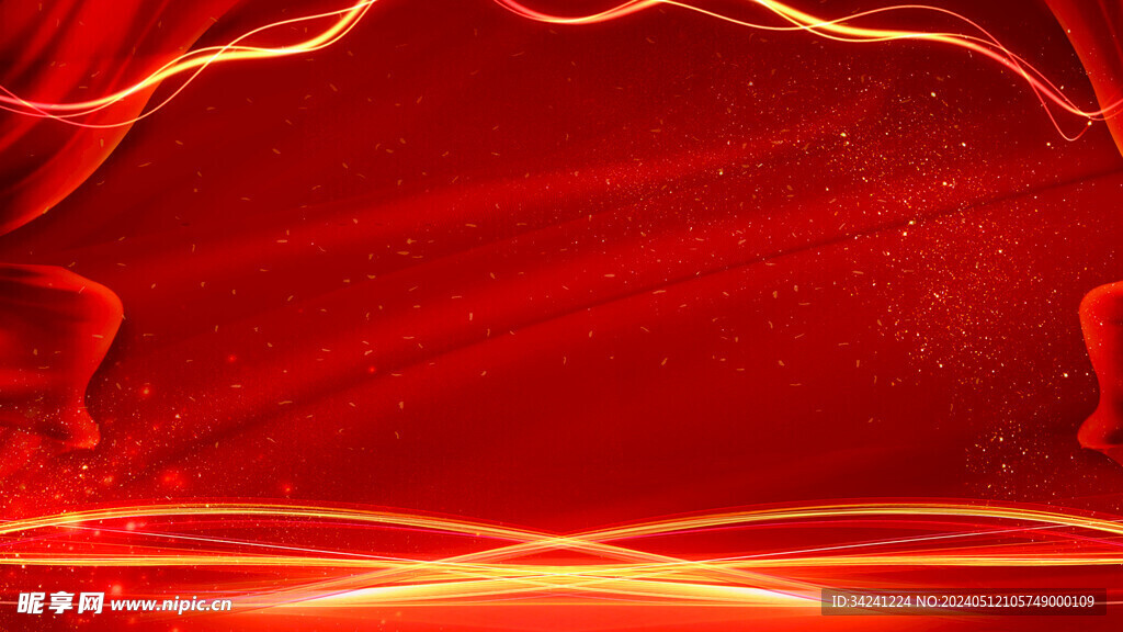 红色背景