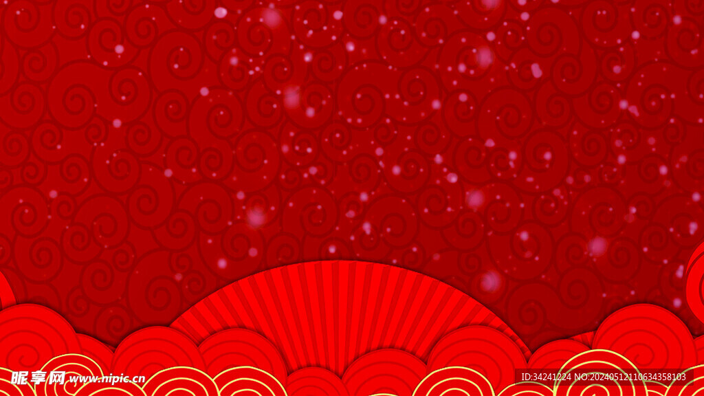 红色背景