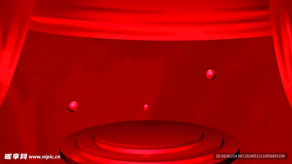 红色背景